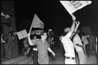 University of Kansas Student Protests: Civil Rights Anti-Racism Protest at Shenanigan's, October 20, 1979