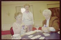 A group playing a game of cards