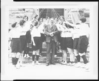 Fencers with Coach James Naismith, 1926