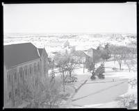 Campus in snow