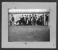 Cheerleaders at McCook Field