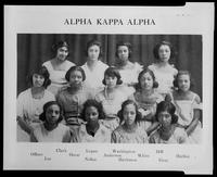 Alpha Kappa Alpha 1921 Jayhawker Yearbook Group Portrait