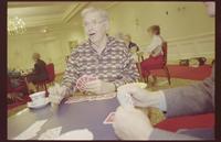 A group playing a game of cards