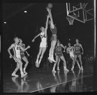 University of Kansas Men's Basketball Game v. MU, 1956-1957