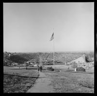 Walking toward Memorial Stadium