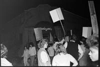 University of Kansas Student Protests: Civil Rights Anti-Racism Protest at Shenanigan's, October 20, 1979