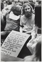 Student Protesters With Anti-War Signs