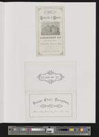 [1] 1877 commencement announcement / 1877 senior class reception invitation