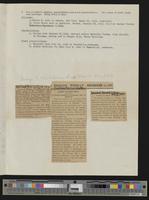 [7] (3 of 5) 2-page Genealogical record of early settler James Elmore Watson: 3 newspaper clippings pasted to the second page: 7-25-1896 Rico News Sun...