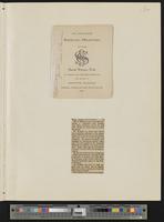 [15a] (1 of 7) Program of 1893 meeting of the Social Science Club, Newton, KS/ 1897 newspaper clipping, "Death of Jas. E. Watson"