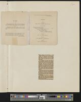 [15a] (2 of 7) Program of 1893 meeting of the Social Science Club, Newton, KS/ 1897 newspaper clipping, "Death of Jas. E. Watson"