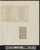 [15a] (4 of 7) Program of 1893 meeting of the Social Science Club, Newton, KS/ 1897 newspaper clipping, "Death of Jas. E. Watson"