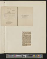 [15a] (5 of 7) Program of 1893 meeting of the Social Science Club, Newton, KS/ 1897 newspaper clipping, "Death of Jas. E. Watson"