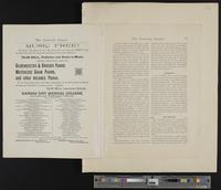 [17] (2 of 17) 14 page booklet: "History of the Library," by Carrie Watson, 1866-1891 / Vol.VU, No. 15 edition of University Courier (1894), 2 pages