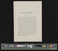 [17] (4 of 17) 16 page booklet: "History of the Library," by Carrie Watson, 1866-1891 / Vol.VU, No. 15 edition of University Courier (1894), 2 pages