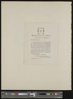 [30] (1 of 3) Carrie Watson's 7-30-1913 invitation to memorial exercises for the 50th anniversary of the Lawrence Massacre