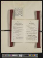 [32] (2 of 3) Program of Kansas Library Association's 1905 meeting. Leavenworth/ undated newspaper clipping [source not named]: death announcement of ...