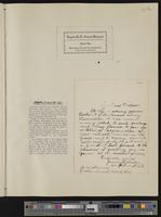 [39] 11-21-1923 Topeka alumni banquet ticket / November 1923 Graduate Magazine, "Topeka Plans Notable Affair"/ 10-11-1923 note from Jessie Huston to C...