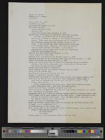 [45] (1 of 2) Carrie Watson, Resume of the Years: 1858-1929" [2 page typescript]