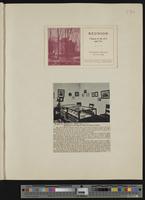 [73] (1 of 2) North College reunion announcement (classes of 1860s and 1870s) / May 1929 Graduate Magazine photo clipping, "Beginning of the Lawrence ...