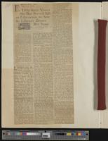 [78] Newspaper clipping: 5-24-1931 Kansas City Star, "For Fifty-three Years She Has Served K. U. as Librarian, So Now the Library Bears Her Name"