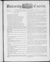 December 1878 (The University Courier)