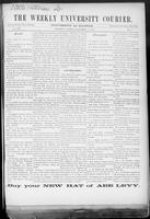 September 1889 (The Weekly University Courier)