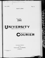 April 1895 (The University Courier)