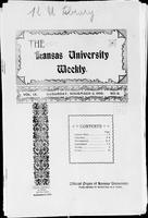 November 1900 (Kansas University Weekly)
