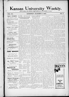 October 1903 (Kansas University Weekly)