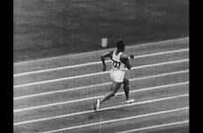 Track Footage of Jesse Owens