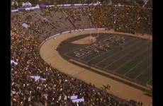 KU Marching Jayhawks [Band] and the Alumni Band: Performance at the KU v. University of Oklahoma Football Game