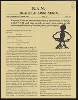 B.A.N. : blacks against nukes (September-November 1983)