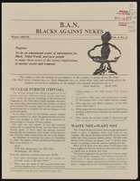 B.A.N. : blacks against nukes (Winter 1984/85)