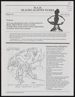 B.A.N. : blacks against nukes (Winter 1987)