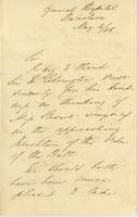 Letter to Unknown, 1856-05-04